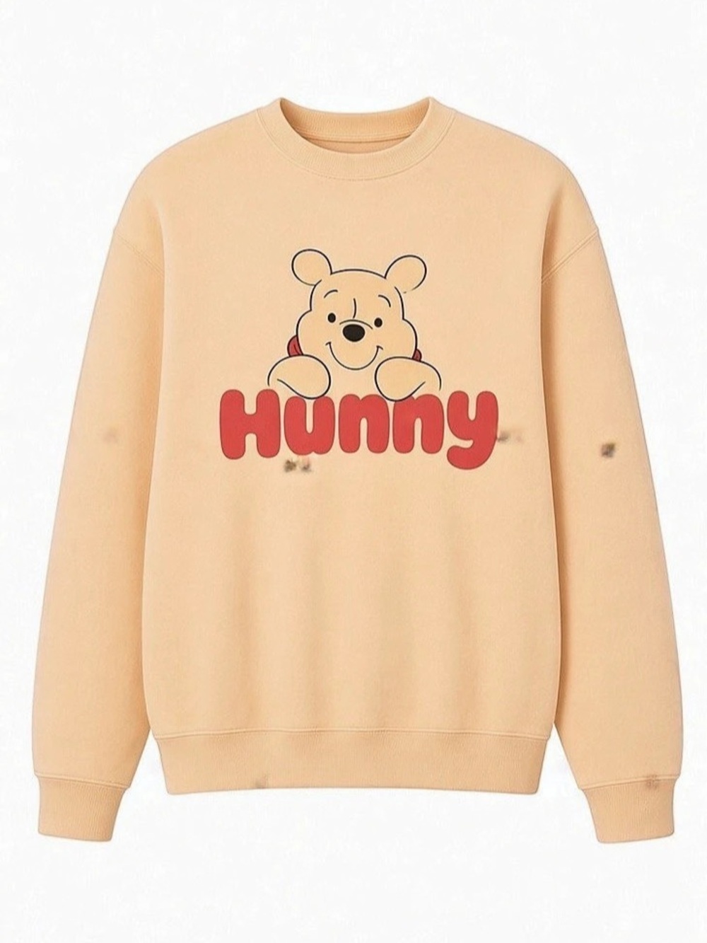 Disney 100 Winnie the Pooh Hunny Fleece Soft Sweatshirt Lime Yellow